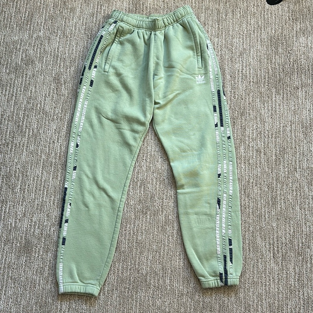 Adidas Small Green Camouflage Pants